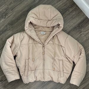 Dress Forum Cream Puffer Jacket